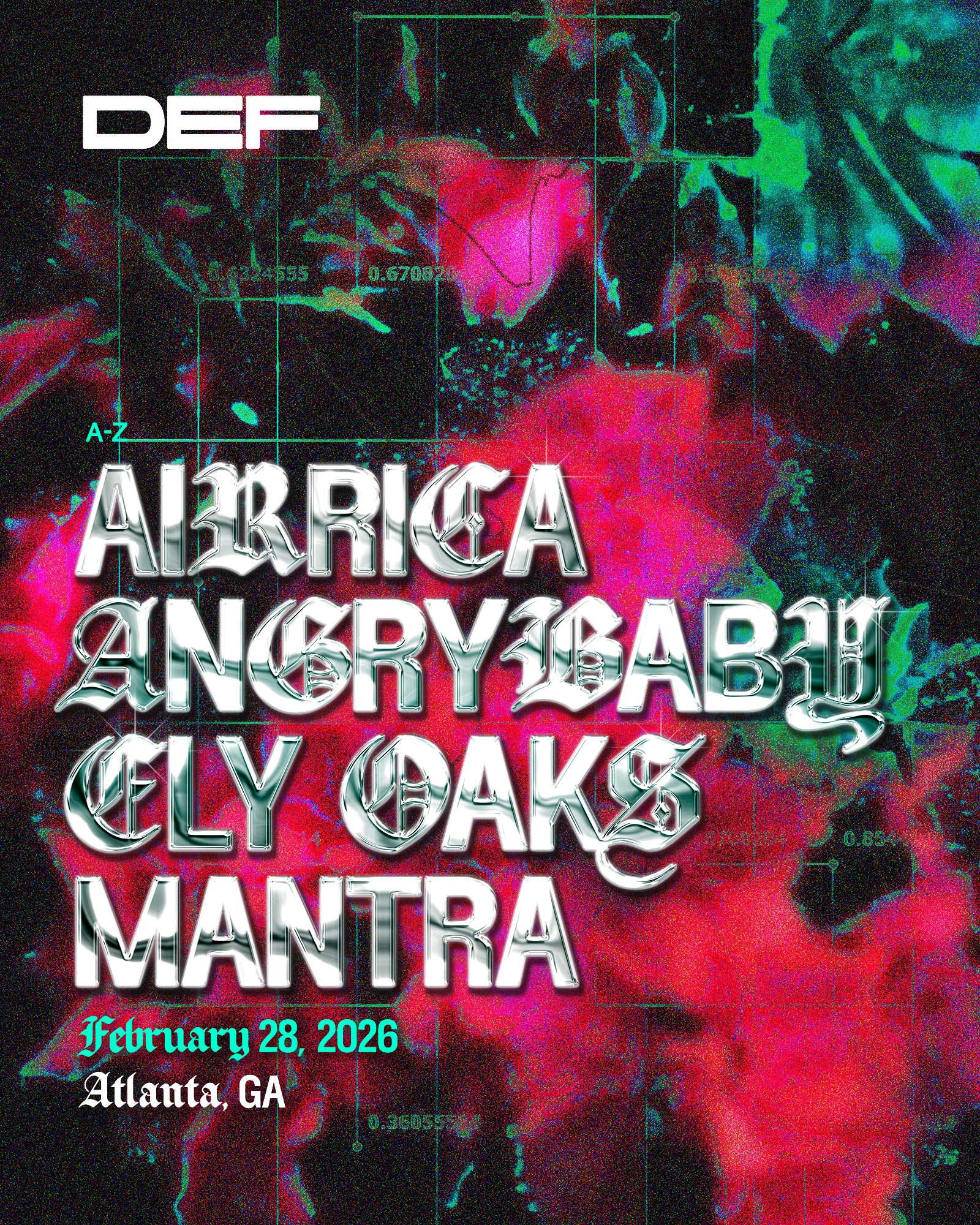 ELY OAKS, ANGRYBABY, AIRRICA, MANTRA at DEF Atlanta